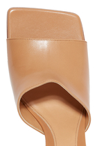 STRETCH SANDAL IN NAPPA LEATHER:Natural:Natural:36
